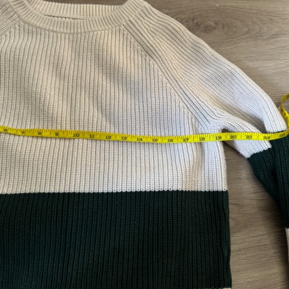 J Crew’s Heritage cotton shaker-stitch sweater in stripe, Men's XL - Picture 4 of 6